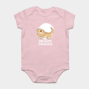 Cute Bearded Dragon Trainer Baby Bodysuit